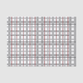 赤い及び灰色の格子縞 薄葉紙