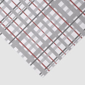 赤い及び灰色の格子縞 薄葉紙 (詳細)
