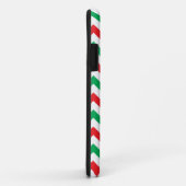 赤い及び緑のクリスマスのシェブロンのモノグラムのiPhone 5 Case-Mate iPhoneケース (裏面/右)