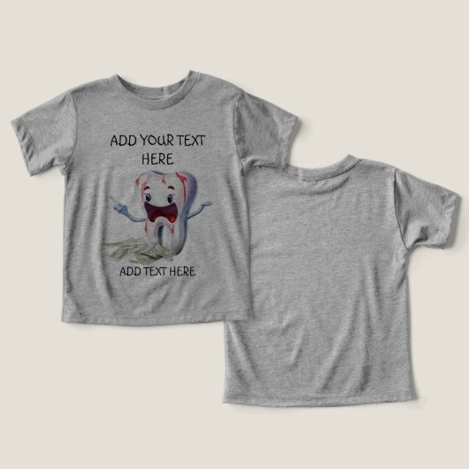 赤い口歯の妖精 (デザイン正面&裏面)