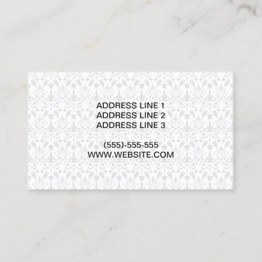 赤い口紅とハートメイクアップアーティスト 名刺 (裏面)