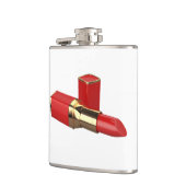 赤い口紅のフラスコ フラスク (左)