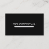 赤い口紅メイクアップアーティスト名刺 名刺 (裏面)