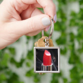 赤い口紅 キーホルダー (手)
