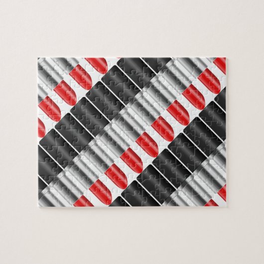 赤い口紅 ジグソーパズル (横)