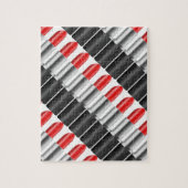 赤い口紅 ジグソーパズル (縦)