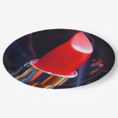 赤い口紅 ペーパープレート (アングル)