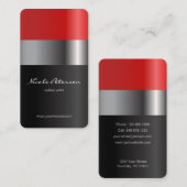 赤い口紅-メーキャップアーティスト 名刺 (正面/裏面)