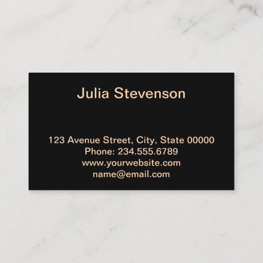 赤い口紅、レトロ 名刺 (裏面)