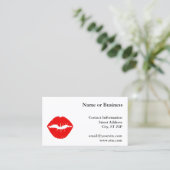 赤い口紅 名刺 (スタンド正面)