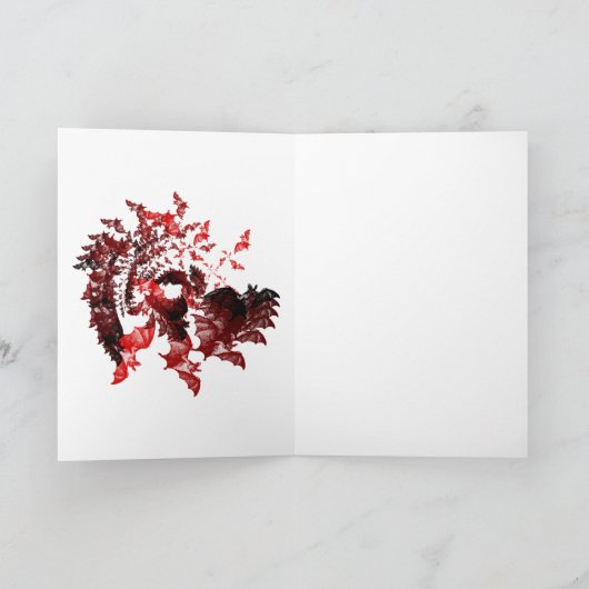 赤い吸血コウモリ カード (内部)