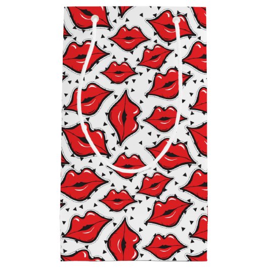 赤い唇のキスの口紅及び美しいの供給のディストリビューター スモールペーパーバッグ (正面)