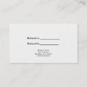 赤い唇のキス メイクアップ ビューティー グラム お友達を紹介 紹介カード (裏面)