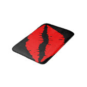 赤い唇のバス・マット バスマット (アングル)