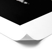 赤い唇の劇的な女性 ポスター (角)