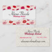 赤い唇の名刺 名刺 (正面/裏面)