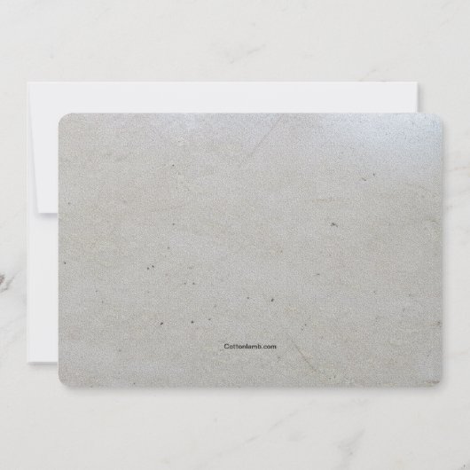 赤い唇の招待状 招待状 (裏面)