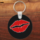 赤い唇キーチェーン キーホルダー (正面)