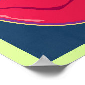 赤い唇ペア ポスター (角)