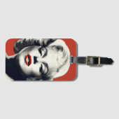 赤い唇マリリンの赤 ラゲッジタグ (正面横)