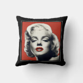 赤い唇マリリン クッション (裏面)