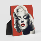 赤い唇マリリン フォトプラーク (正面)