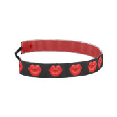 赤い唇太陽のな光線の大きいキス アスレチックヘッドバンド (左)