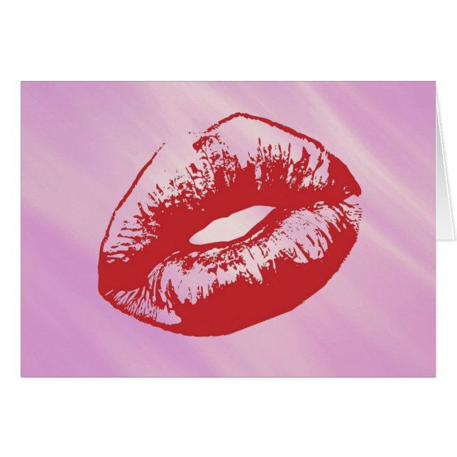 赤い唇 (正面横)