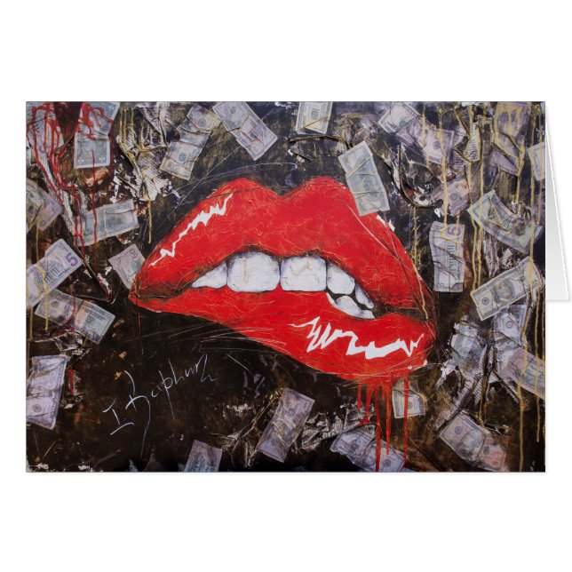 赤い唇 (正面横)