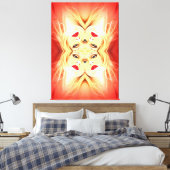 赤い唇 キャンバスプリント (インサイチュ (寝室))