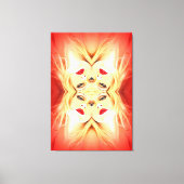 赤い唇 キャンバスプリント (正面)