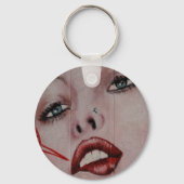赤い唇 キーホルダー (正面)