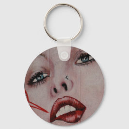 赤い唇 キーホルダー