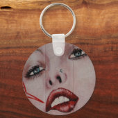 赤い唇 キーホルダー (正面)