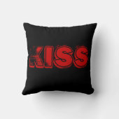 赤い唇 クッション (裏面)