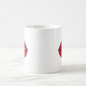 赤い唇 コーヒーマグカップ (中央)