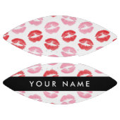 赤い唇,ピンクの唇,キス,あなたの名前,パーソナライズ アメリカンフットボール (パネル)