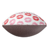 赤い唇,ピンクの唇,キス,あなたの名前,パーソナライズ アメリカンフットボール (回転90)