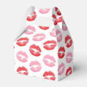 赤い唇，ピンクの唇，キス，あなたの名前，パーソナライズ フェイバーボックス (裏面サイド)