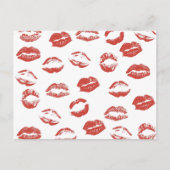 赤い唇 ポストカード (正面)