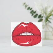 赤い唇 ポストカード (スタンド正面)