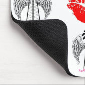 赤い唇 マウスパッド (コーナー)