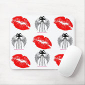 赤い唇 マウスパッド (マウス)