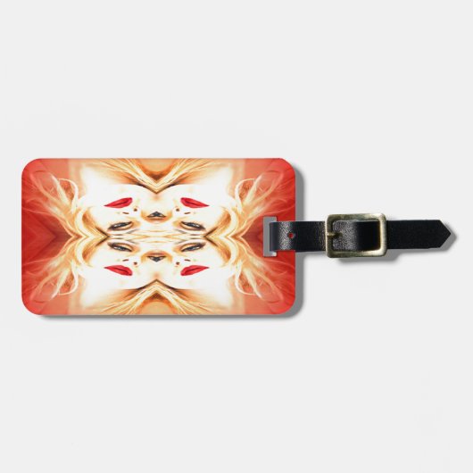 赤い唇 ラゲッジタグ (正面横)