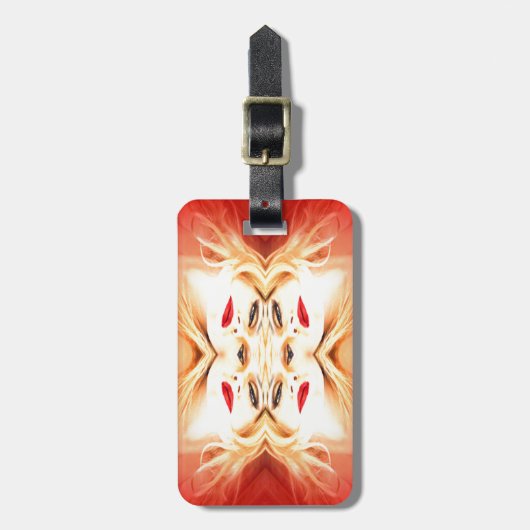 赤い唇 ラゲッジタグ (正面縦)