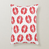 赤い唇、唇のパターン、赤い口紅、キス アクセントクッション (正面(垂直))