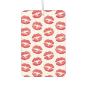 赤い唇、唇のパターン、赤い口紅、キス カーエアーフレッシュナー (正面)