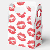 赤い唇、唇のパターン、赤い口紅、キス フェイバーボックス (オープン)