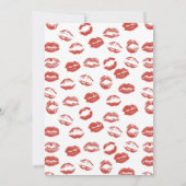 赤い唇 招待状 (裏面)