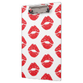 赤い唇、赤い口紅、キス、唇のパターン クリップボード (左)